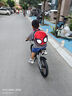 鳳凰（Phoenix）兒童自行車青少年3-4-6-8-10-12-15歲中大童學(xué)生山地車腳踏車單車 太空銀輻條輪98裝-輔助輪+單支撐 16寸(適合105-120cm) 曬單實拍圖