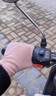 JEEP騎行手套女款秋冬新款德絨保暖滑雪內膽開(kāi)車(chē)防風(fēng)寒觸屏手套登山 櫻花粉【雙面德絨】修飾手型 曬單實(shí)拍圖