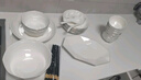 瓷禮萬(wàn)家高檔碗家用套裝餐具整套描金陶瓷碗盤(pán)餐具碗筷套裝喬遷送禮63件 曬單實(shí)拍圖