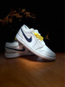 耐克NIKE七夕禮物 男休閑鞋喬丹AJ1 JORDAN 1 運動鞋553558-146灰白43 曬單實拍圖