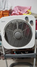 美的（Midea）電風(fēng)扇 鴻運(yùn)扇家用升降式轉(zhuǎn)頁扇宿舍辦公室風(fēng)扇定時五葉輕音節(jié)能電扇臥室客廳落地扇 KYT30-23SJ 曬單實拍圖