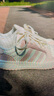 adidas ENTRAP美式校園風(fēng)運(yùn)動(dòng)板鞋男女少年感復(fù)古籃球鞋阿迪達(dá)斯 白色/粉色   37 曬單實(shí)拍圖