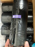 e潔 抽繩垃圾袋黑色45*50cm500只1.1絲量販裝一年手提加厚塑料袋 曬單實(shí)拍圖