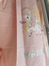 牧萌兒童雨衣帶書包位男童女童女孩全身防水學生雨披 粉色兔子 2XL 曬單實拍圖