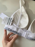 Calvin Klein內衣【摩登引力帶】女士ck本命年輕運動(dòng)工字背心文胸QF7990AD PEA-米杏色 M 曬單實(shí)拍圖