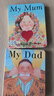 My Dad My Mum2冊(cè) 英語(yǔ)啟蒙紙板書 我爸爸我媽媽繪本 0-5歲兒童紙板書繪本（贈(zèng)送APP） My Dad My Mum 2冊(cè)合集（贈(zèng)APP） 曬單實(shí)拍圖