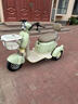 愛瑪（AIMA）電動(dòng)三輪車家用小型電動(dòng)車?yán)夏甏接H子小三輪接送孩子電三輪車 【Q2】露霜粉+60V20AH鉛酸 曬單實(shí)拍圖