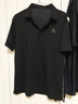 羅蒙【莫代爾】冰絲彈力短袖t恤男士夏季純色棉質(zhì)POLO衫爸爸工裝上衣 曬單實(shí)拍圖