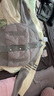 鴨鴨（YAYA）【90+系列】零壓輕暖羽絨服女士2025秋冬新款短款立領(lǐng)休閑外套XB 灰色 S 曬單實(shí)拍圖