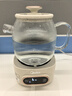 美的（Midea）花漾0膠水全玻璃全自動(dòng)養(yǎng)生壺 辦公室多功能煮茶壺 燒水壺恒溫電熱水壺煮茶器花茶壺1L YS10B101 曬單實(shí)拍圖