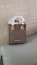 邁克.科爾斯（MICHAEL KORS）mk女包 Mercer迷你老花琴譜包單肩包棕35T1GM9C0I【熱銷】 七夕 曬單實(shí)拍圖