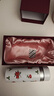 乾唐軒活瓷【教師禮物】石榴花開雙層不銹鋼保溫杯陶瓷內(nèi)膽咖啡杯送禮 雪花白+施華洛世奇元素330ml 曬單實拍圖