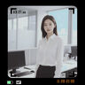 dp白色長袖襯衫女職業(yè)裝工裝修身免燙100純棉襯衣商務正裝工作服 DP01【方領】暗門襟 37 曬單實拍圖