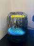 哈曼卡頓（Harman/Kardon）琉璃4代 360度環(huán)繞立體聲 菱形氛圍燈效 下沉式低音炮 桌面藍(lán)牙音箱 Aura Studio4黑色 曬單實(shí)拍圖
