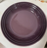 酷彩（Le Creuset）炻瓷日式網(wǎng)紅意面盤碟餐具水果盤節(jié)日送禮東京系列圓形碟面碗 25厘米意面碗貝殼粉 曬單實拍圖