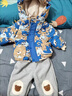 G.DUCKKIDS小黃鴨兒童棉服男童加厚外套冬裝新款嬰幼兒棉衣小童保暖棉襖 藍色 80 尺碼7-11月(建議寶寶75-85cm) 曬單實拍圖