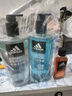 阿迪達(dá)斯 （adidas）男士沐浴露洗發(fā)水洗面奶三效合一 游泳去氯保濕 冰點熱情套裝1.2L 曬單實拍圖