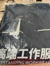 邦固依品夏季薄款工作服套裝男長袖抗皺多口袋工裝高端防靜電勞保服定制 2013藏青色夏季長袖套裝 防靜電 XL (175) 曬單實(shí)拍圖