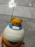 日康（rikang）兒童保溫杯 不銹鋼吸管杯學(xué)生幼兒園上學(xué)專(zhuān)用400ML B4025-1 黃咖 曬單實(shí)拍圖