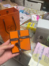 愛(ài)馬仕（HERMES）Mini Pop H項鏈 玫瑰金鏈條橢圓立體琺瑯項鏈送女友節日送禮 黑色H147992F03金色鏈 鏈長(cháng)40cm吊墜0.7*0.9cm 曬單實(shí)拍圖