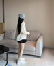 斯凱奇（Skechers）2025夏季新款女鞋熊貓鞋厚底增高老爹耐磨休閑鞋熊貓鞋150530 白色/粉色/WPK 38 曬單實拍圖