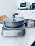 美的（Midea）分體式電炒鍋電蒸鍋電煮鍋電火鍋家用插電鍋一體多功能鍋不粘鍋一體炒菜鍋大容量0氟鈦陶涂層 4.3L 【輕量化設計】25年新款 曬單實(shí)拍圖