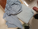 無(wú)印良品A類純棉床上三件套學(xué)生宿舍 0.9米床笠被套150*200cm半夏淺蘭 曬單實(shí)拍圖