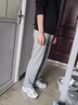 安踏運動(dòng)褲男2025秋季新款寬松直筒長(cháng)衛褲青少年純棉潮流休閑褲子男款 灰色【常規直筒-拉鏈口袋】 L /175(120-140斤） 曬單實(shí)拍圖