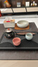 京東京造 茶盤茶托 茶臺茶盤帶排水儲水仿烏金石家用客廳如意遠山茶盤中號 曬單實拍圖