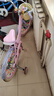 奧仕龍x迪士尼聯(lián)名自行車(chē)兒童3-6歲小孩單車(chē)4-8歲公主款兒童自行車(chē) 冰雪奇緣-艾莎【后座版】禮包 18寸 適合115-130cm 曬單實(shí)拍圖