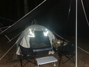 牧高笛（MOBIGARDEN）晴日 戶外徒步露營防曬防風防雨雙層透氣鋁桿三季帳篷 【涂銀款】四人-象牙白 曬單實拍圖