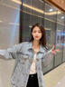 羅蒙牛仔夾克男2025年新款休閑寬松美式外套男春秋季痞帥復(fù)古時尚外套 淺色 XL 約120-145斤可穿 曬單實拍圖