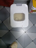 京東物流 家用翻蓋裝米桶五谷雜糧密封桶防蟲(chóng)防潮食品級密封桶 透明白 22斤 曬單實(shí)拍圖