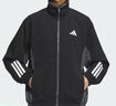 adidas休閑寬松三條紋撞色夾克外套男裝春季新款阿迪達斯輕運動(dòng) 黑色     XL 曬單實(shí)拍圖