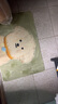 季象浴室地墊衛浴廚房吸水腳墊速干家用入戶(hù)門(mén)墊衛生間廁所門(mén)口防滑墊 GZN-童趣卡通淺綠 40x60 cm【吸水黑科技體驗裝】 曬單實(shí)拍圖