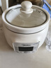 美的（Midea）電燉鍋煲湯鍋燉湯鍋 1.5h快燉 陶瓷燉湯盅母嬰輔食鍋熬粥 1.5L 電燉盅白瓷柔燉大功率MD-DGE1556 曬單實拍圖
