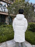 安踏羽絨丨中長(cháng)款運動(dòng)羽絨服服男士冬季新款防潑水棉服外套 純凈白-中長(cháng)款【580+CHI系列-四防】 L (男175) 曬單實(shí)拍圖
