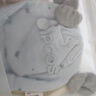 全棉時代兒童水洗紗布面巾純棉抗菌洗臉小毛巾 禮盒2條裝 冰蘭30×50cm 曬單實拍圖