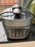 美的（Midea）電壓力鍋0涂層鋼膽電高壓鍋5L雙膽 家用煲湯煮飯電飯煲自動(dòng)排氣 5升雙膽自動(dòng)排氣C552N 5L 曬單實(shí)拍圖