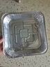 美進家（MEIJINJIA）空氣炸鍋錫紙碗50只食品級鋁箔盤加厚空氣炸鍋專用紙墊方形錫紙盒 曬單實拍圖