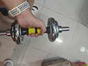 華亞（HUAYA） 電鍍啞鈴男士杠鈴套裝組合可調節家用運動(dòng)健身器材 10kg（左右各5公斤）+連接桿 曬單實(shí)拍圖