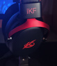 iKF V11 Max四模游戲耳機頭戴式無(wú)線(xiàn)電競7.1聲場(chǎng)藍牙有線(xiàn)FPS專(zhuān)用驅動(dòng)三角洲無(wú)畏契約聽(tīng)聲辨位 黑紅色 曬單實(shí)拍圖