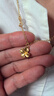 中國(guó)黃金China Gold四葉草黃金項(xiàng)鏈女2025新款吊墜七夕情人節(jié)禮物送女友老婆媽媽生日 【京速達(dá)】足金吊墜[送S925鏈] 曬單實(shí)拍圖