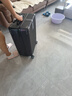 SOO行李箱男萬向輪拉桿箱耐磨抗摔24英寸A330旅行箱密碼箱女商務黑色 曬單實拍圖