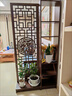 摩瑞迪新中式玄關(guān)柜屏風(fēng)隔斷客廳鏤空雕花置物架簡易酒柜入戶進(jìn)門裝飾架 中式福字升級(jí)款寬70高200 組裝 曬單實(shí)拍圖
