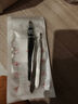 美膚語(yǔ)不銹鋼眉夾鑷子3件帶眉梳拔毛鑷子眉毛胡子假睫毛夾拔毛鉗MF8901 曬單實(shí)拍圖