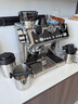 德龍（Delonghi）咖啡機意式半自動家用19Bar美式現(xiàn)磨冷萃 升級蒸汽細桿全自動打奶泡 金屬面板機身 銀騎士EC9885.M 15檔研磨40微米 豆粉兩用 新牛角手柄大容量水箱 曬單實拍圖