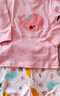 舒貝怡嬰兒衣服兒童內衣套裝純棉春秋睡衣寶寶秋衣秋褲分體家居服粉90 曬單實(shí)拍圖