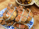 【活蟹】陽(yáng)澄清歆大閘蟹 鮮活特大螃蟹公蟹母蟹 海鮮水產(chǎn)生鮮禮盒 大蟹六月黃3.5-3.8兩 八只禮盒裝 曬單實(shí)拍圖