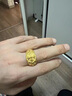 紅福吉祥999足金包銀戒指黃金徽章十字架男士大版戒指霸氣男人戒送爸爸禮 包金2.2克 徽章戒指 重約19克 曬單實(shí)拍圖